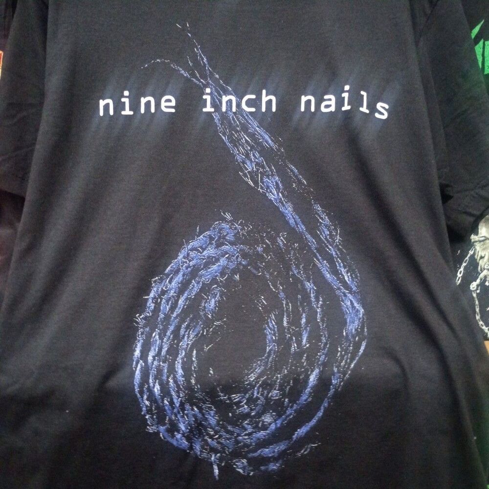 RARE NINE INCH NAILS Band Rock Tee T-shirt Size medium m - Picture 6 of 6